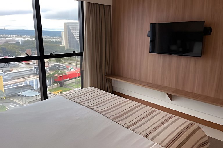 Flat Confortável no Hotel Athos Bulcão Executive Asa Norte