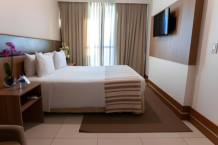 Flat Confortável no Hotel Athos Bulcão Executive Asa Norte