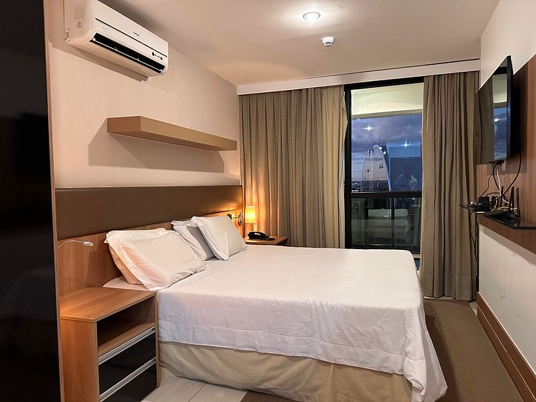 Flat Confortável no Hotel Athos Bulcão Executive Asa Norte