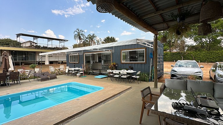 Casa Villela | Acogedora Casa en Lago Sul con Piscina y Espa