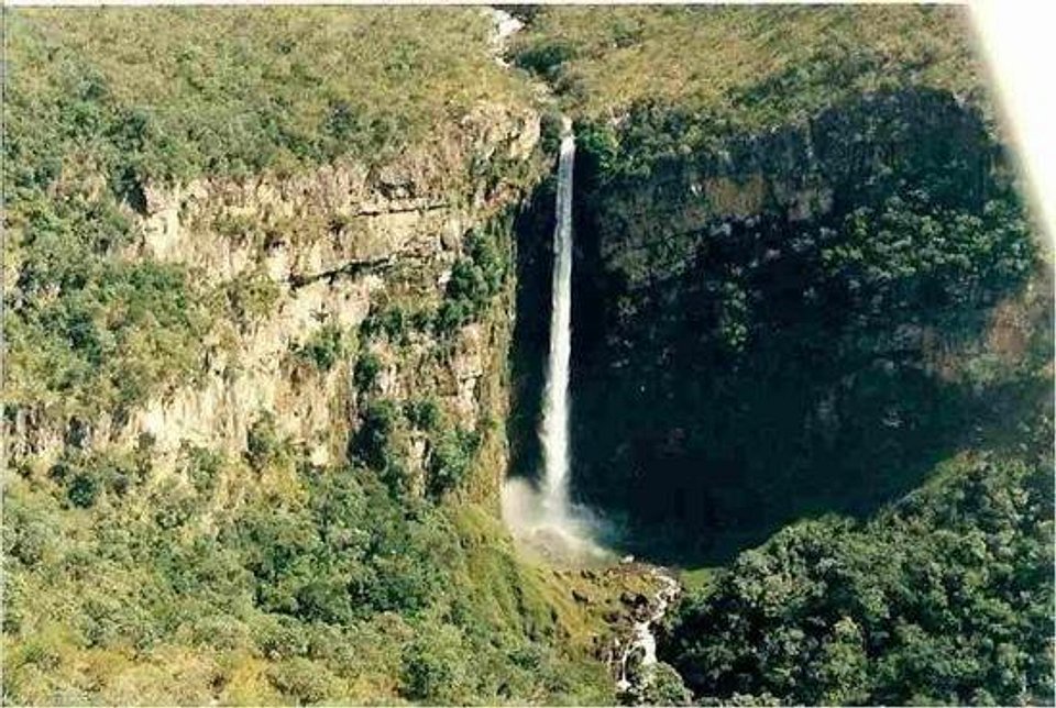 Cachoeira do Itiquira em Formosa de Goiás